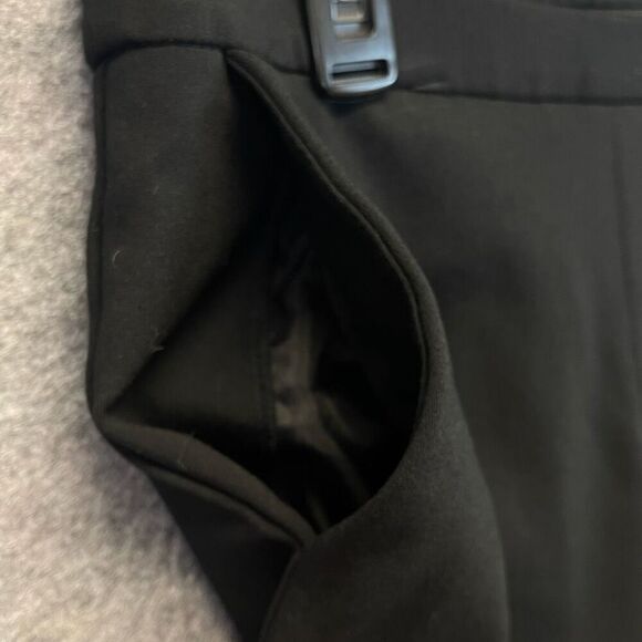 ANTONIO MELANI Trouser Pants Women's Sz 10 Black High Rise Pull-on Ankle Stretch - Picture 13 of 14